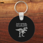 子供の食べ句点を恐竜の救生活にさせる キーホルダー (正面)