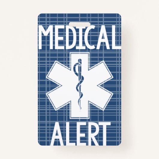 子供の食物アレルギー医療アレルギーの警告 バッジ (裏面)