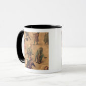 子供の馬跳びを遊ぶことのゲームの詳細 マグカップ (正面左)