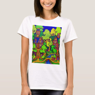 子供の魔法のツリーハウス Tシャツ