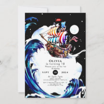 子供の魔法の宝物海賊の誕生日