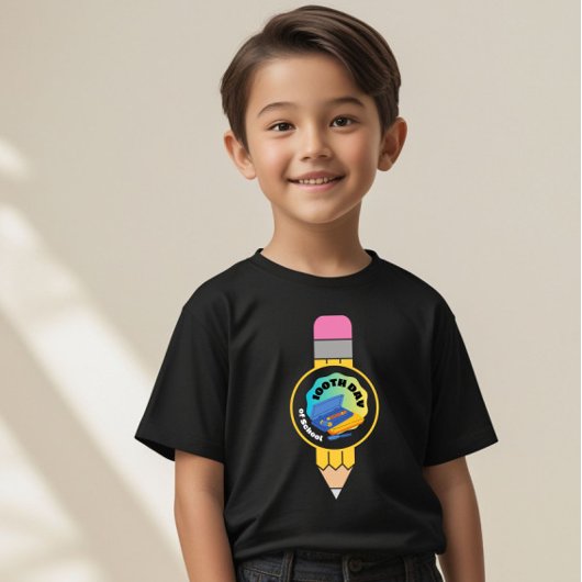 子供の100日の学校お祝いTシャツ Tシャツ