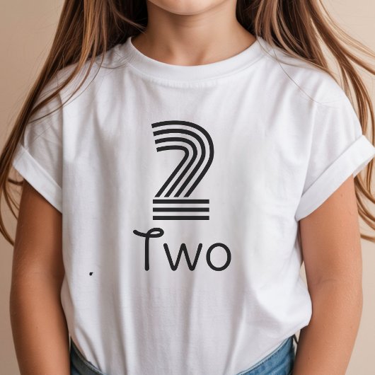 子供の2歳の誕生日パーティー ベビーTシャツ