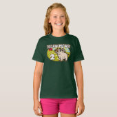 子供の2歳の誕生日今日は2歳！かわいい豚 Tシャツ (正面フル)