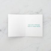 子供の7歳の誕生日カード - 風船 カード (内部)