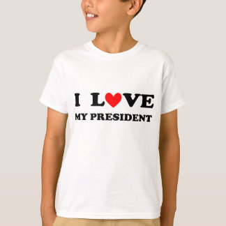 子供の"私は私の大統領" Tシャツを愛します Tシャツ