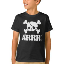 子供の"ARRR!" 海賊夏のTシャツ