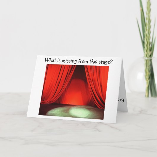 子供のBackporchの生産を経験する招待状 サンキューカード (正面)