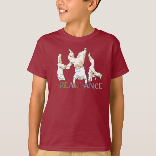 子供のBreakdanceのTシャツ Tシャツ (正面)