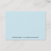 子供のClotheslineのお母さんカード コーリングカード (裏面)