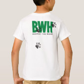 子供のHanesのTシャツ Tシャツ (裏面)