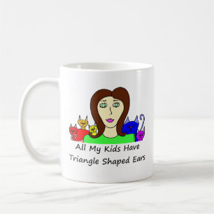 子供のHaveTriangleのすべての私の定形耳 コーヒーマグカップ