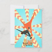 子供の'JUMP'招待状 招待状 (裏面)