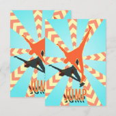 子供の'JUMP'招待状 招待状 (正面/裏面)