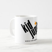 子供のjupのマグ コーヒーマグカップ (正面左)