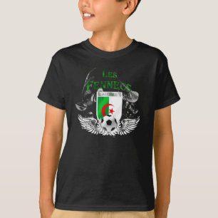 子供のLes Fennecs Algerieの2014年のフットボールのワイシャツ Tシャツ