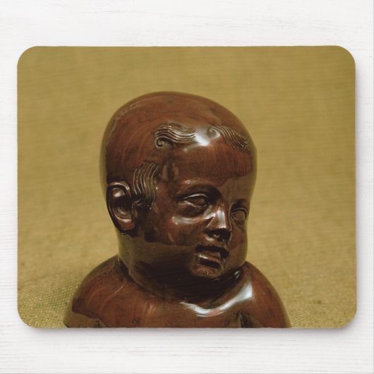 子供のMeissenの石器のバスト、c.1715 マウスパッド (正面)