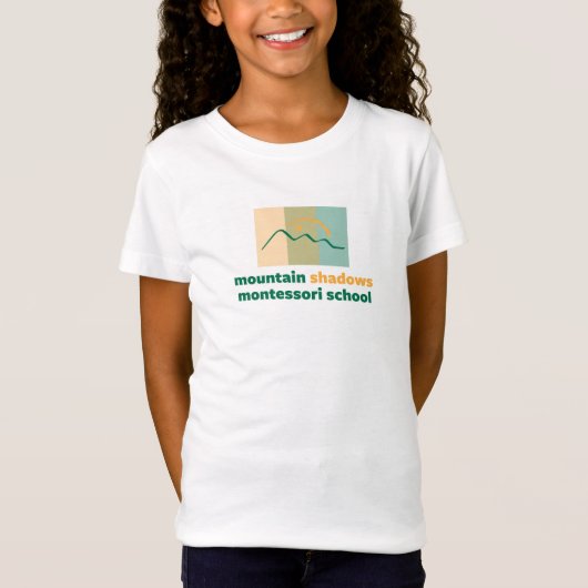 子供のMSMSのロゴの狭いところのティー Tシャツ (正面)