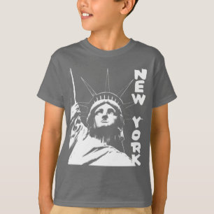子供のNYCワイシャツニューヨークのTシャツの自由の女神 Tシャツ