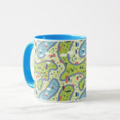 子供のRoadtripの景色パターン マグカップ (正面左)