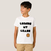 子供のTシャツおもしろいは「私のギアを磨く」と言う Tシャツ (正面フル)