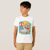 子供のtシャツの夏の雰囲気 tシャツ (正面フル)