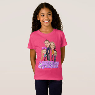 子供のTシャツを越えるマディソンおよび Tシャツ