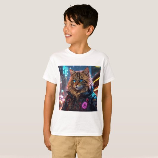 子供のtシャツ。より多くの詳細ab tシャツ (正面フル)