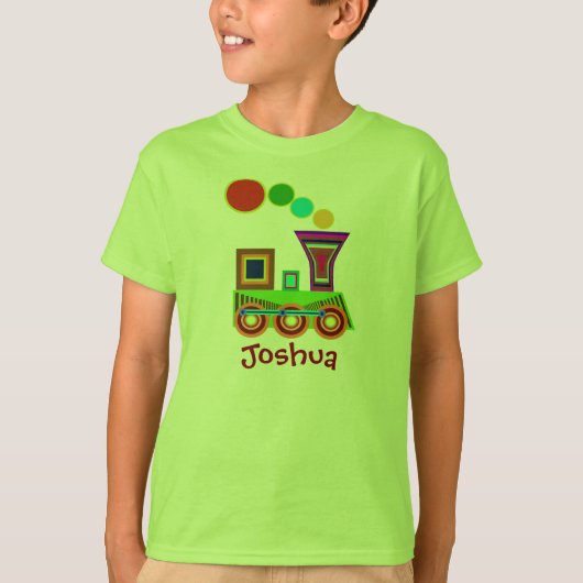 子供のTシャツ: 列車 Tシャツ (正面)