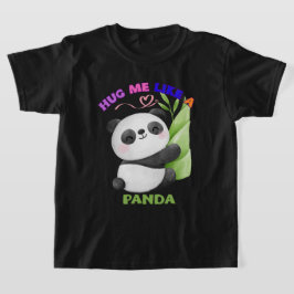 子供のTシャツ – Hug Me Like a Panda 🐼 Tシャツ