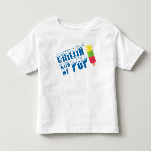 子供のTポップ・アートのシャツとチリン トドラーTシャツ