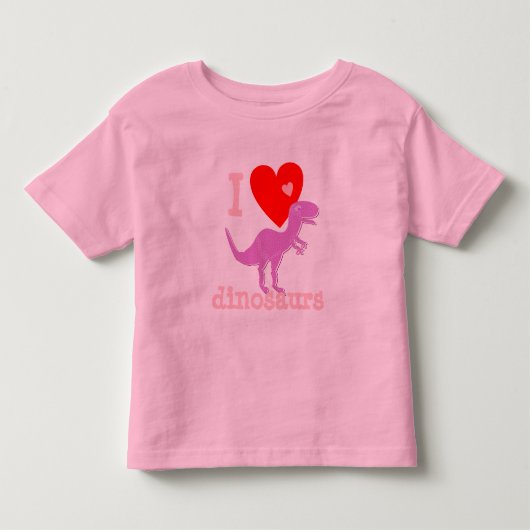 子供のTレックスのTシャツ トドラーTシャツ (正面)