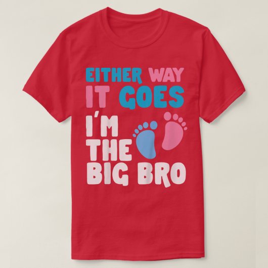 子供はどちらの方法でも大きなBroジェンダーの愛を私に行く Tシャツ (デザイン正面)