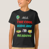 子供はカッコいいみんな読の Tシャツ (正面)
