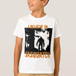 子供はサスカッチのTシャツでI信じます Tシャツ