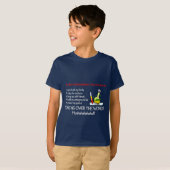 子供は世界の暗いワイシャツのデザインを引き継ぎます Tシャツ (正面フル)