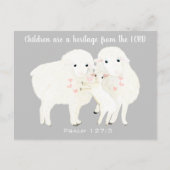 子供は主からの伝統である ポストカード (正面)