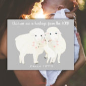 子供は主からの伝統である ポストカード