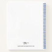 「子供は主からの贈り物だ」ノート ノートブック (裏面)