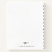 「子供は主からの贈り物」 (少年-青) ノートブック (裏面)