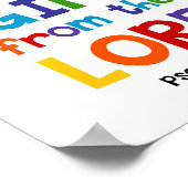 子供は主クリスチャンからの賜物である ポスター (角)