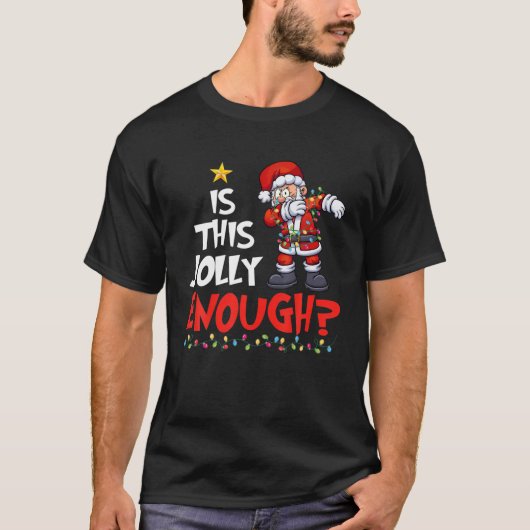 子供は十分なすてきサンタメリークリスマス20 Tシャツ (正面)