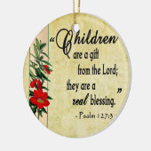 子供は実質の天恵のオーナメントです セラミックオーナメント (左)