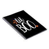 子供は少し可愛いハロウィーンの幽霊パーティー ノートブック (右側)