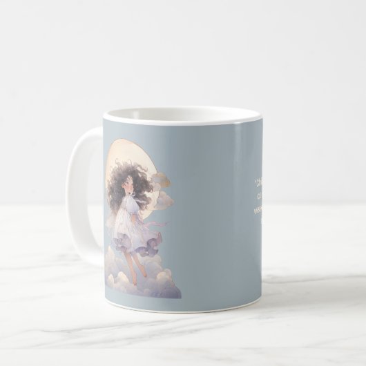 子供は引用文マグのウィザー疑問に思ズである コーヒーマグカップ (正面左)