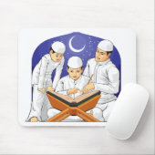 子供は彼らの親が付いているAlコーランを読むために学びます マウスパッド (マウス)