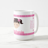 子供は神からのギフトです-女の子のために襲って下さい コーヒーマグカップ (正面右)