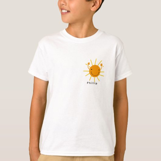 子供は神の子 キッズ イニシャルTシャツ Tシャツ (正面)