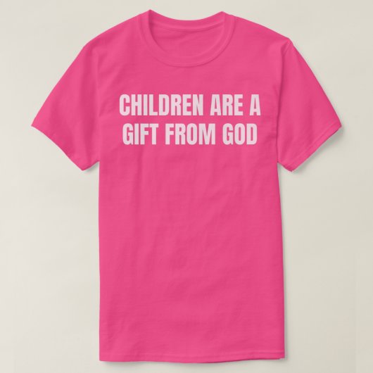 子供は神プレミアムTシャツからの贈り物である Tシャツ (デザイン正面)