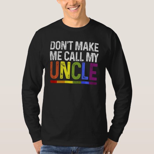 子供は私の叔父の姪の甥のInfを呼ぶに作らない Tシャツ (正面)